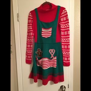 Adorable Christmas sweater dress!